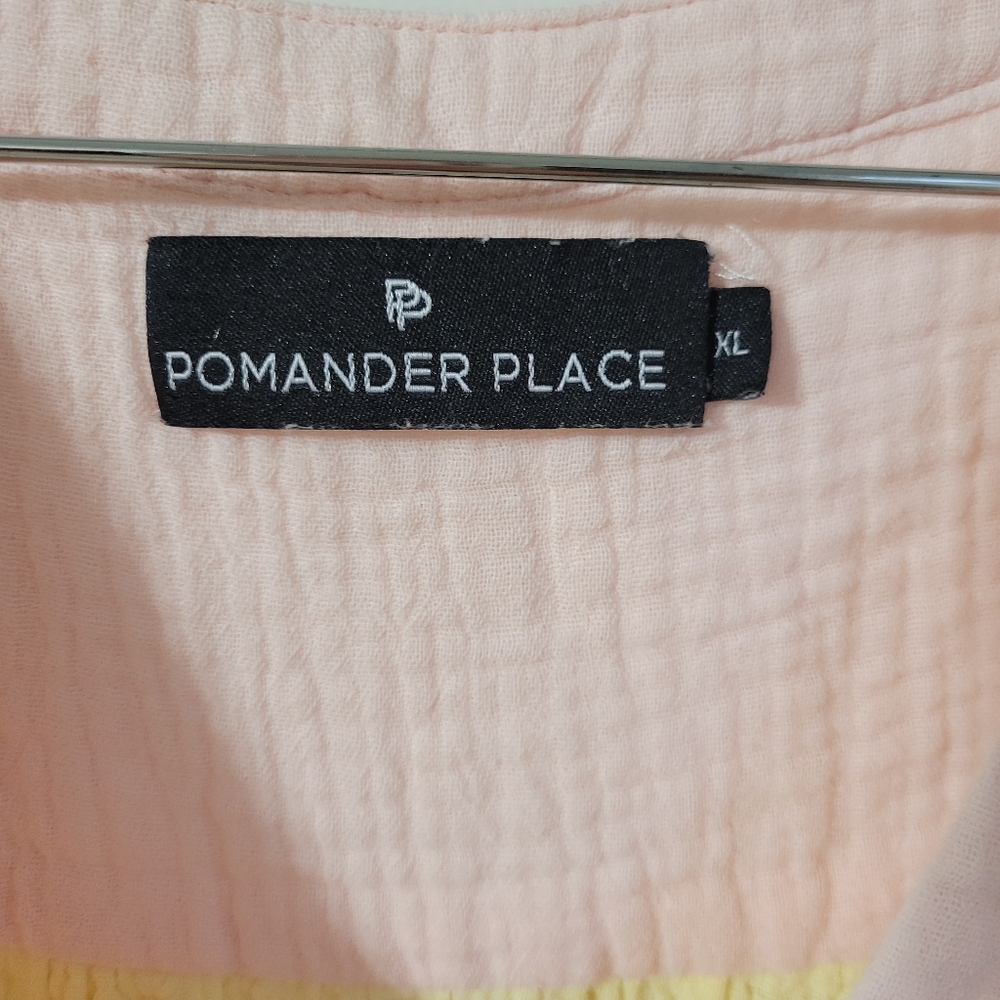 Tuckernuck Pomander Place Kenzo Tiered Gauze Sorbet Long Sleeve Dress Size XL - Picture 5 of 6